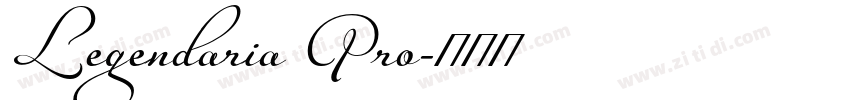 Legendaria Pro字体转换